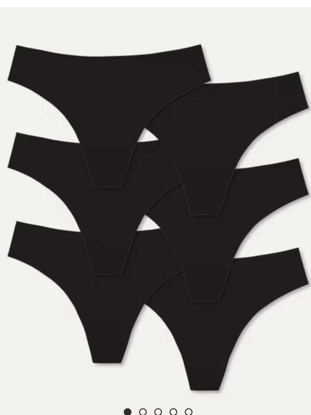 Quince Organic Cotton Thong (6-pack) New